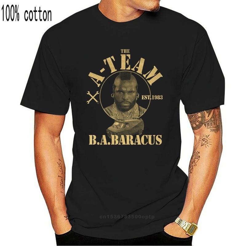 

The A-Team B.A. Premium T-Shirt Fun TV Series Film Mr. T. Hannibal Murdock Face- show original title 3XL чорний