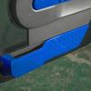 Blue ABS Interior Door Panel Cover Trim Kit For Jeep Wrangler JK 2007-10 4Dr USA
