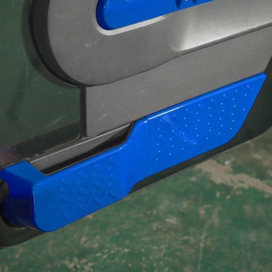 Blue ABS Interior Door Panel Cover Trim Kit For Jeep Wrangler JK 2007-10 4Dr USA