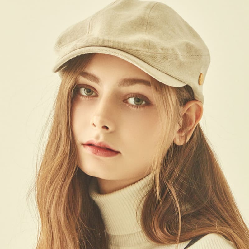 Charmy Jade Beige Hunting-cap