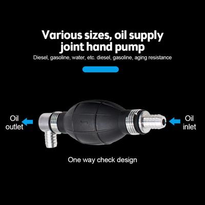 Handheld Fuel Pump Priming Tool Suitable for Boats Cars and Motorcycles 6 12mm