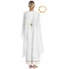 Damen Halloween Griechische Schönheits Kostüm Goldene Blätter Girlande Kopfschmuck Chiffon Kappenärmel Antikes Toga Kleid