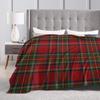 Royal Stewart Tartan Plaid Blankets Coral Fleece Plush Summer Christmas Breathable Warm Throw Blanket for Sofa Travel Quilt