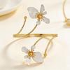 Orchideen-Design Übertriebenes Armband – Vielseitiges Mode-Armband für Damen