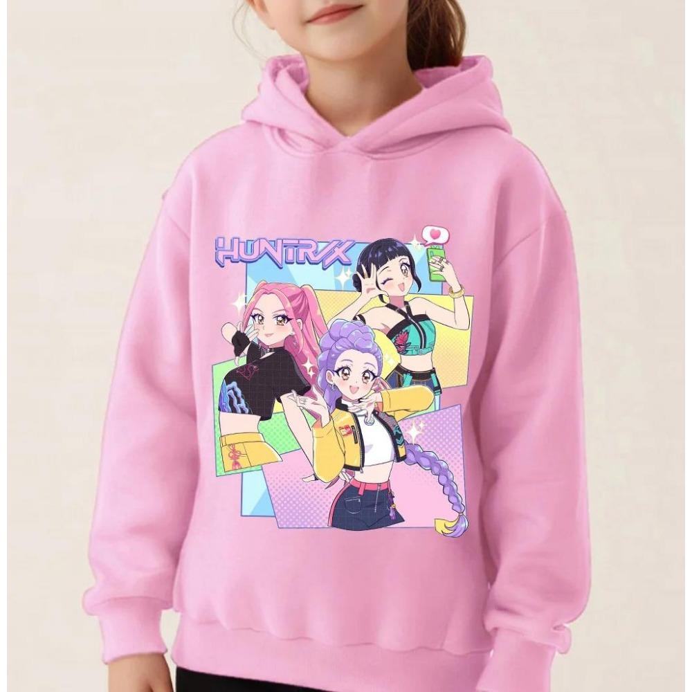 Fashionable Cute Cartoon Printed Children's Hoodie Casual Comfortable High Quality Hoodie Warm Autumn Winter