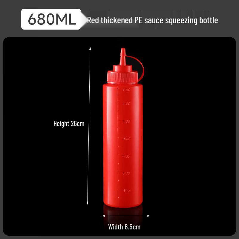 ZISIZ Plastic Squeeze Sauce Bottle