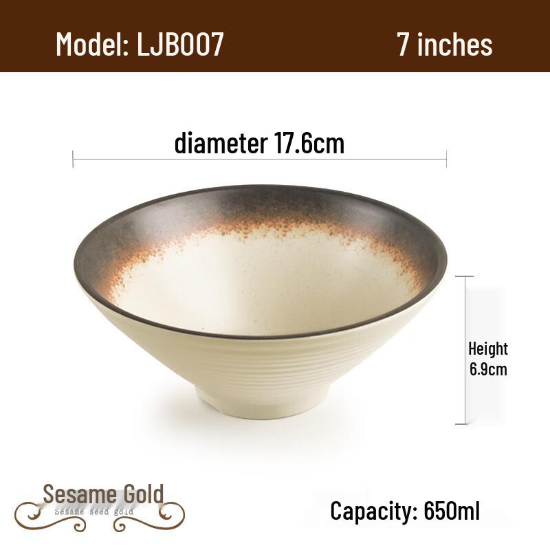 Japanese Style Melamine Noodle Soup Bowl