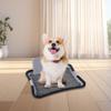Dog Toilet Pet Training Toilet Tray for Hamster Kitten Small and Medium Dogs Black
