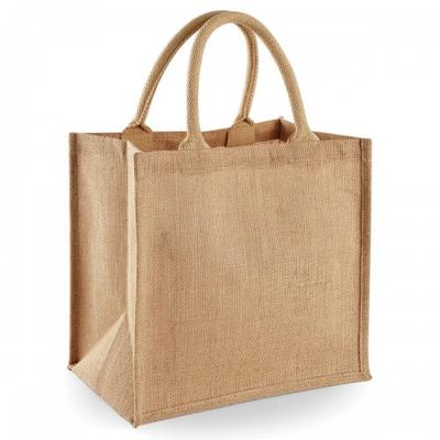 Jute Mini Tote Shopping Bag (14 Litres)