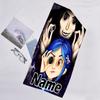 1pc Coraline5 Beach Towel with Custom Name, Beach/Swimming/Bath/Picnic/Camping Towel, Suitable for Seaside Beaches