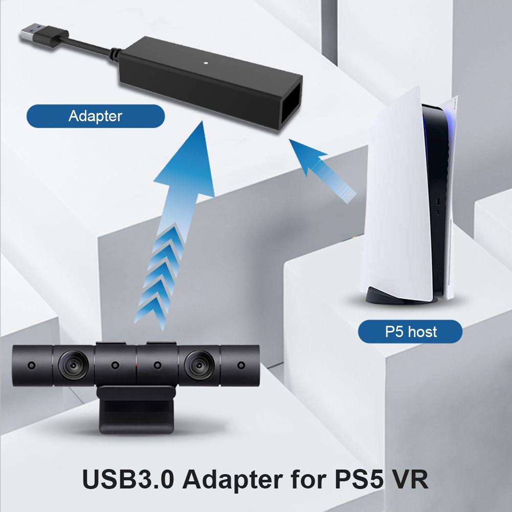 USB 3.0 Mini Camera Adapter For PS5 VR Cable Adapter Male To Female Connector for PS5 PS4 Camera Connector VR Game Accessories