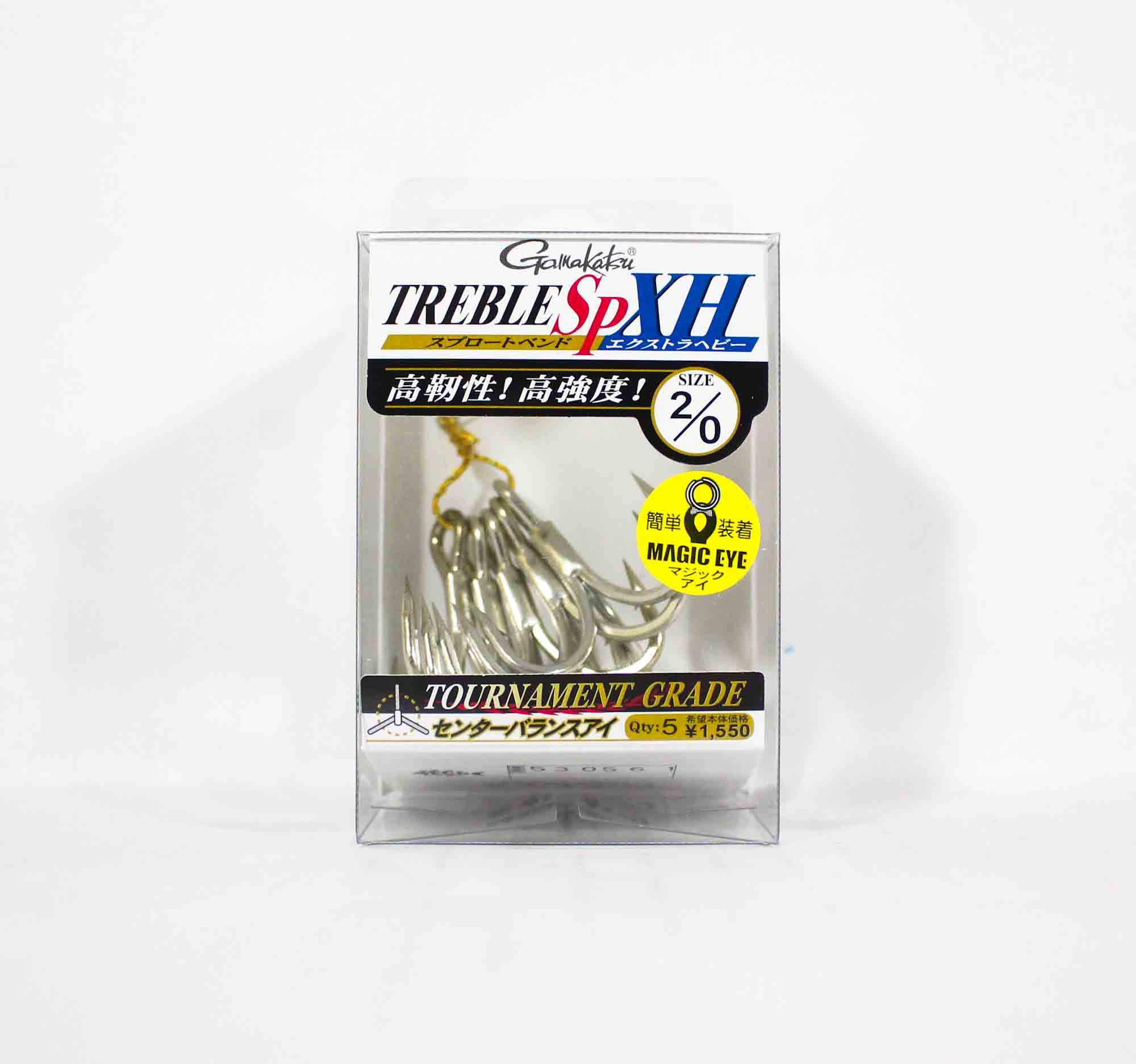 

Gamakatsu 68124 Тройной крючок SP XH Hyper Shield, размер 2/0 (6678)