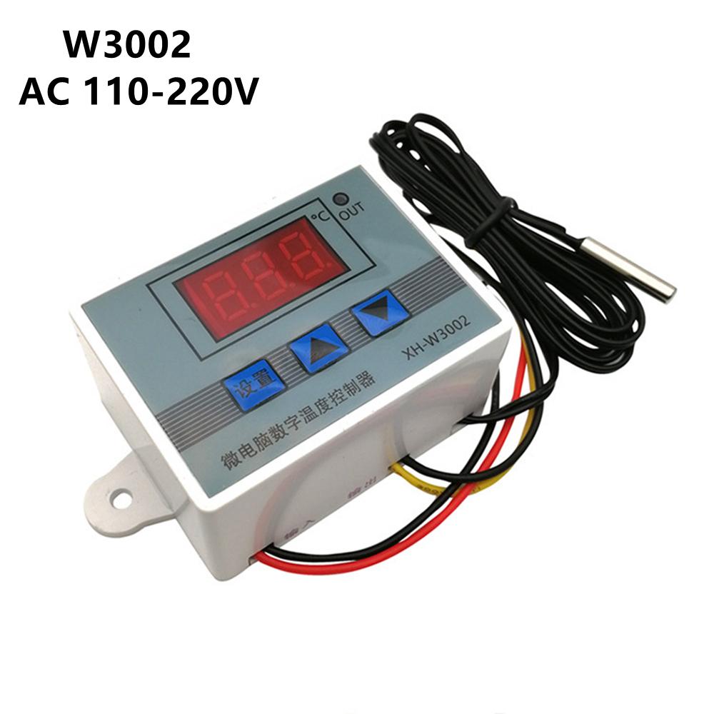 XH-W3002 Digital LED Control Temperature Microcomputer Thermostat Switch Thermometer New Thermoregulator 12V 24V 110-220V