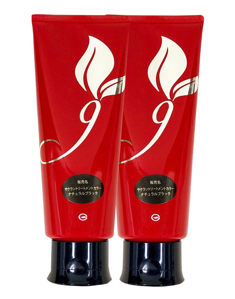 Gracia Sakuran Treatment Color Black 200g Set of 2 Color Treatment ingredients No diamines Gentle on the scalp for a finish Plant-derived