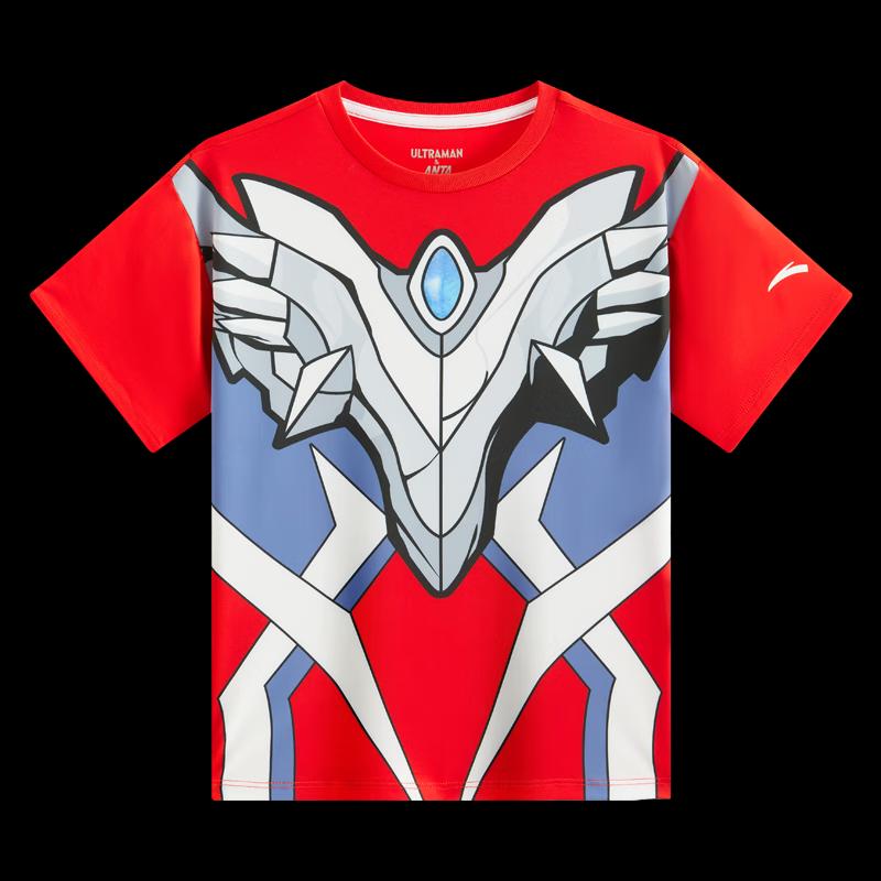 Anta Kids Boys' Ultraman Summer Breathable Short Sleeve T-Shirt
