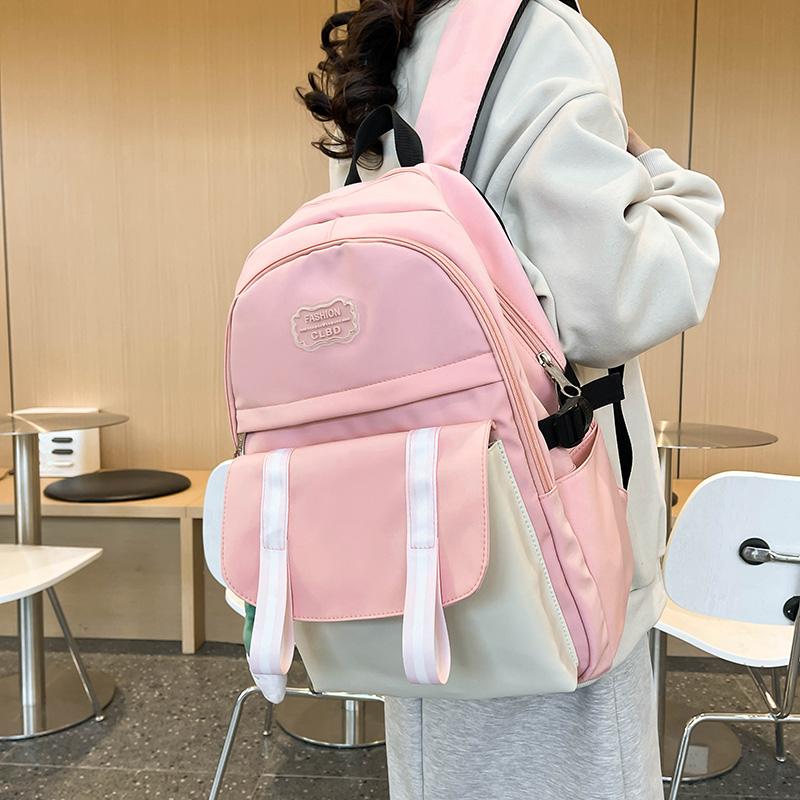 Three-Piece Backpack Set Student Schoolbag Shoulder Bag Female Large Capacity Backpack with Pen Bag