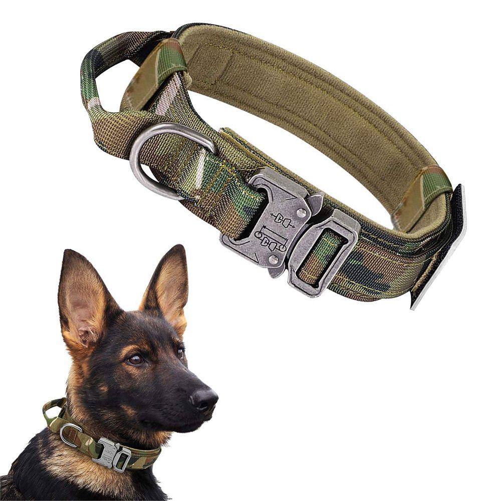 For Medium Dog Padded Nylon Pet Accessories Tactical Dog Collar Military Dog Collar Dog Supplies