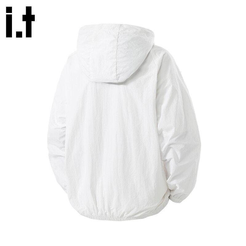 CHOCOOLATEit Men's Ice Silk UV Protection Hooded Jacket