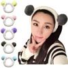  Plush Headband Sweet Face Wash And Makeup 3-D Hair Ball Headband