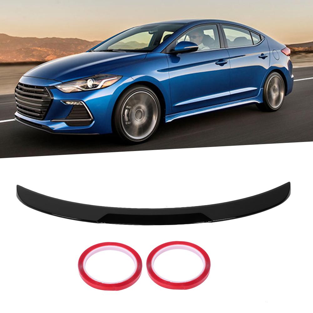 Glossy Black for M4 Style Trunk Lid Spoiler Wing Fit for Hyundai Elantra 2016 2017 2018