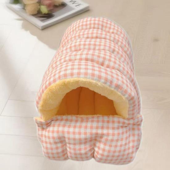 Cat Nest Bed Winter Warm Pet Cave Indoor Cats Padded House Tent Soft Plush Pet Bed Removable Washable for Cats And Puppies