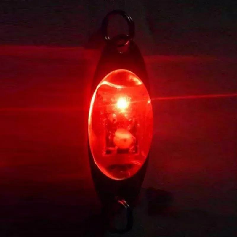 1 Pcs Mini Fishing Lure LED Light Deep Drop Underwater Eye Shape Fishing Squid Fishing Bait Luminous Lure for Attracting Fish