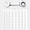 1Pcs New 6-19mm Ratchet Socket Spanner 72 Teeth Reversible Combination Stubby Single Wrench Steel Short Handle Nut Repair Tool