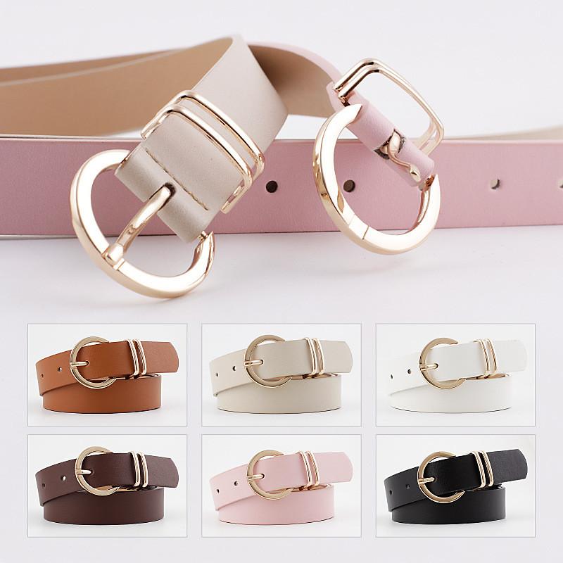 Twopiece Womens Fashionable Waist Belt Set With Eyecatching Needle Buckle Design For Modern Style