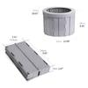 Portable Toilet Folding Outdoor Living Toilet Travel Potty Camping Accessories