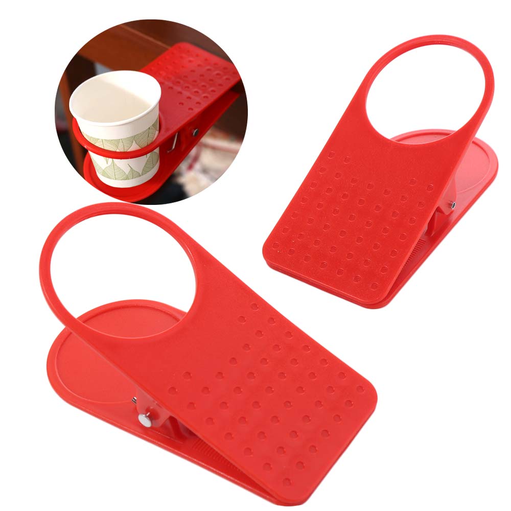 2Pcs Multi-functional Water Bottle Storage Tray Universal Desktop Mug Rack  Office