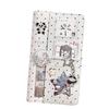 A6  Retro White Polka Dots With 45 Sheets Inner Page DIY PU Clip-on Notebook Loose Leaf Notebook