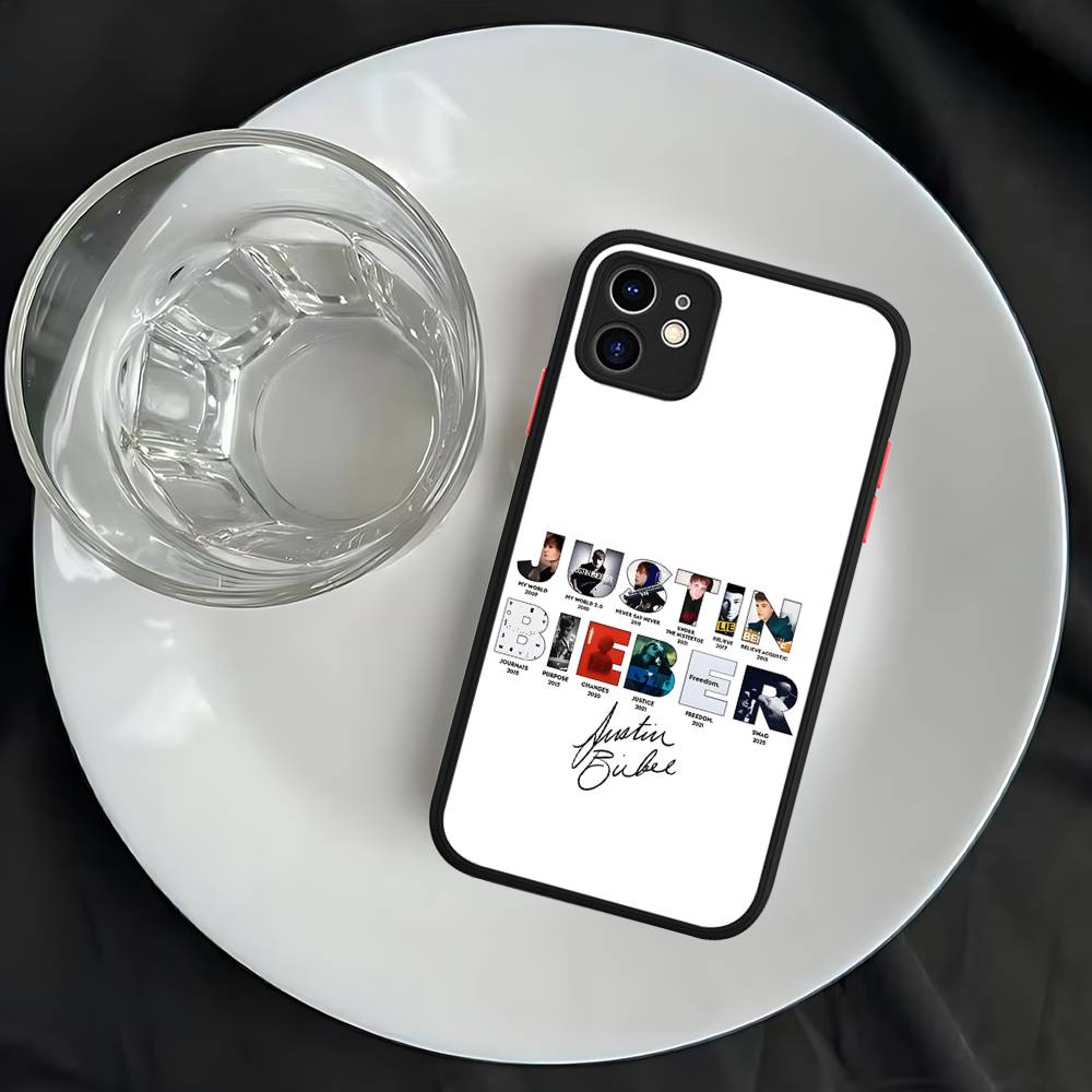 Singer J-Justin B-Bieber Phone Case For IPhone 16 Pro Max Case 11 12 13 14 15 Pro Plus X XS MAX Case Matte Cover