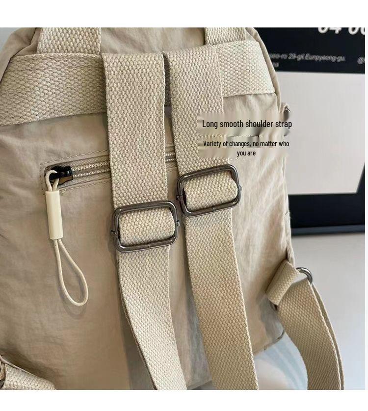 Women's Large-Capacity Lightweight Oxford Single Shoulder Travel Backpack