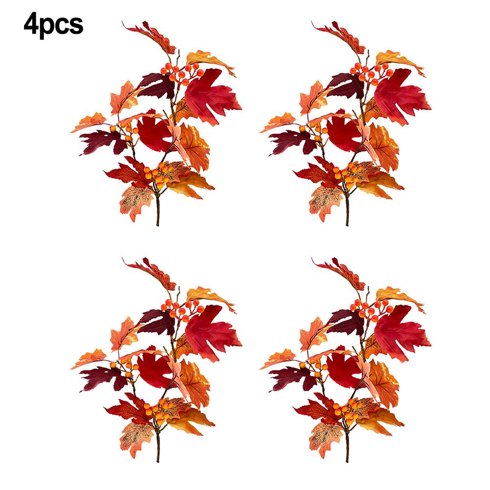 Sztuczna jesienna tkanina wielokrotnego użytku z liści klonu