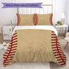 Vintage Sports Pattern Bedding Uilt Set Uilt Cover Pillowcase Home Decoration Birthday Gift (1 * Duvet Cover + 2 * Pillowcase Without Core)