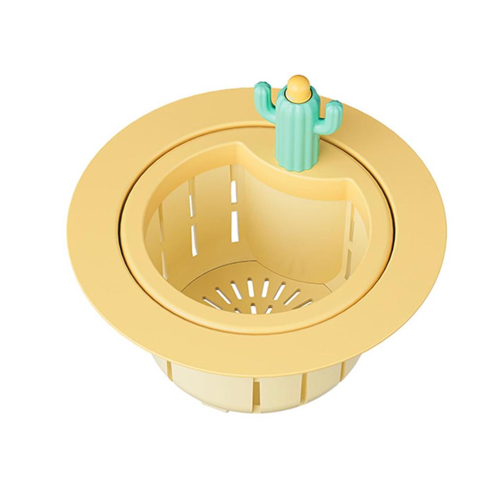 Kitchen Sink Strainer Filter Basket with Drain Cover and Removable Filter for Sink Drain Protection and Food Waste Separation