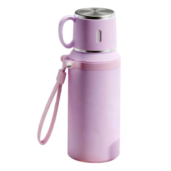 

Stainless Steel Water Bottle with Tea Infuser Double Wall Vacuum Drink Container Leak-Proof