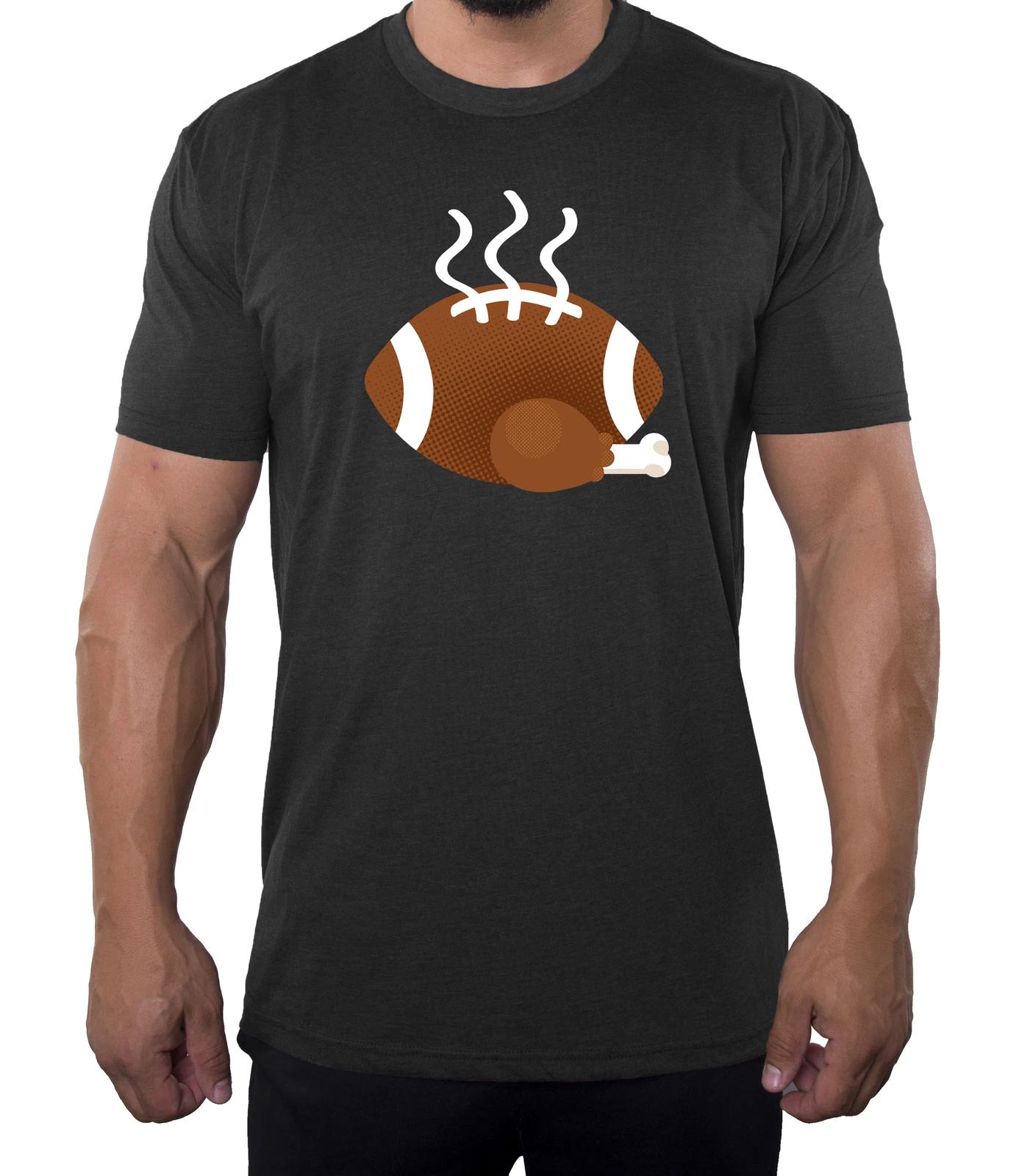 Football Turkey Man s Shirts, Thanksgiving Football Tees, T-Shirts For Men! L