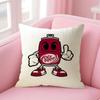 Cherry Drink D-Dr-P-Pepper Cushion Cover Natural Linen Pillow Case Double-Sided Print Decorative Sofa Pillowcase Home Decor Gift