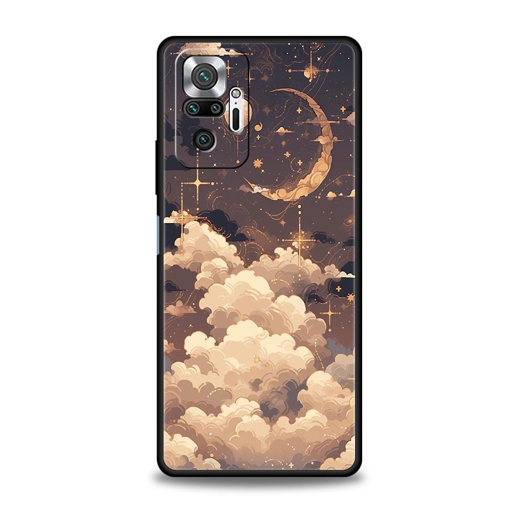 Fashion Starry Sky Stars Phone Case Cover for Redmi 14C 10C Note 15 14 13 12 10 11 K40 Pro Plus 5G Shockproof Soft TPU Shell