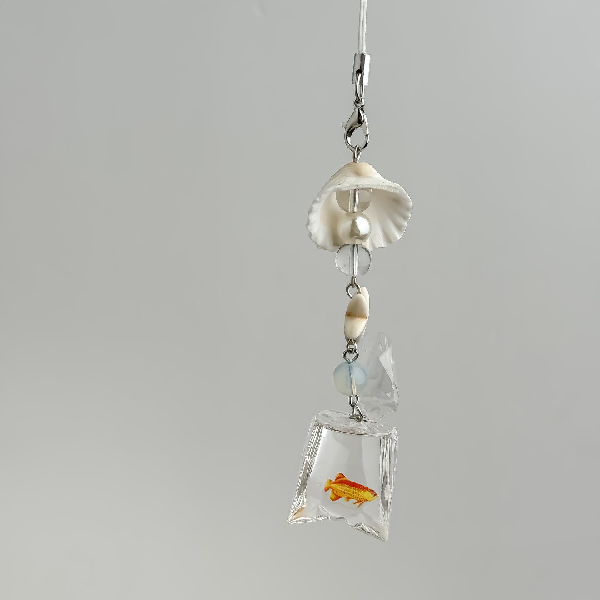 

Морская Серия Тропическая Рыба Ракушка Колокольчик Ветра Брелок и Подвеска для Мобильного Телефона