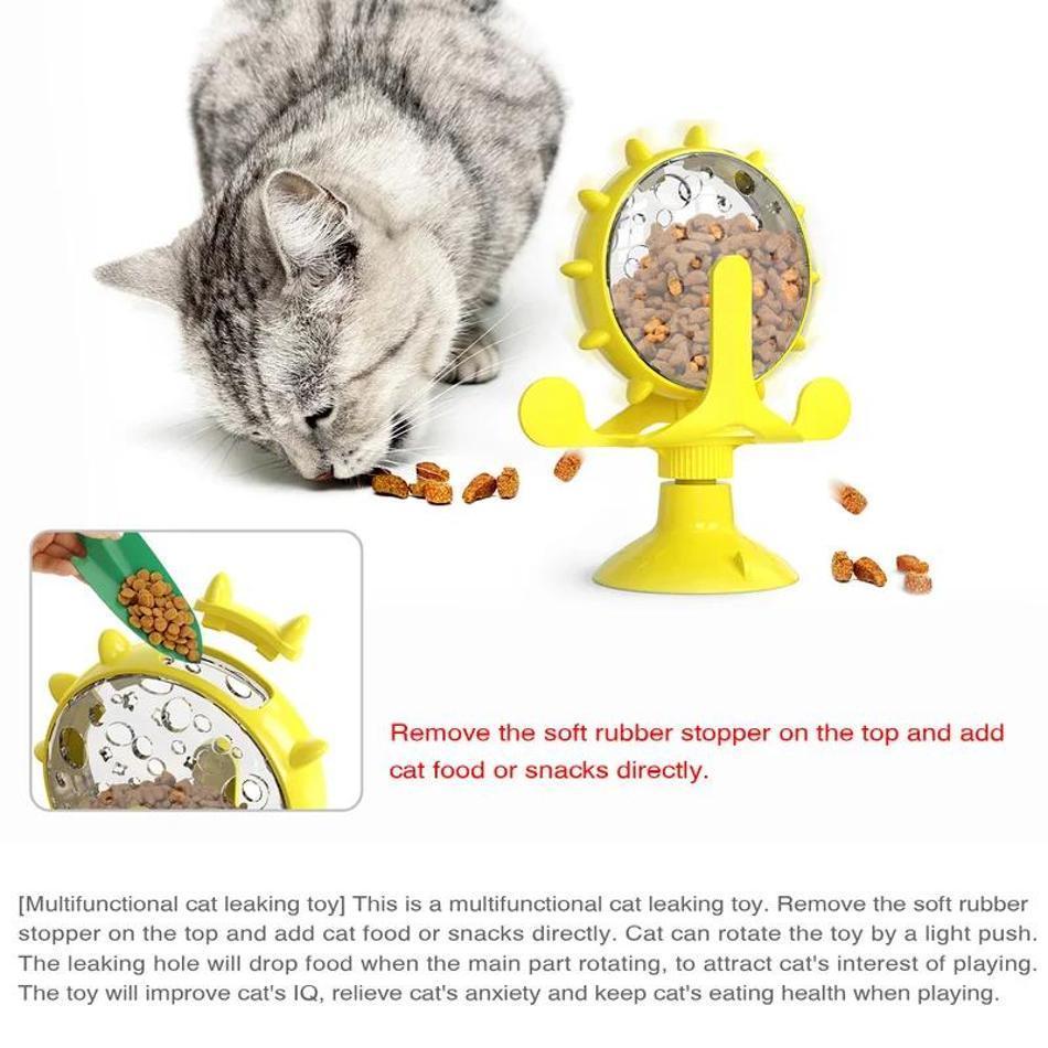 1 Pcs Interactive Feeding Funny Leaking Slow Food Feeder Carousel Pet Pet Supplies Leaking Ball IQ Training Pet Cats And Dogs