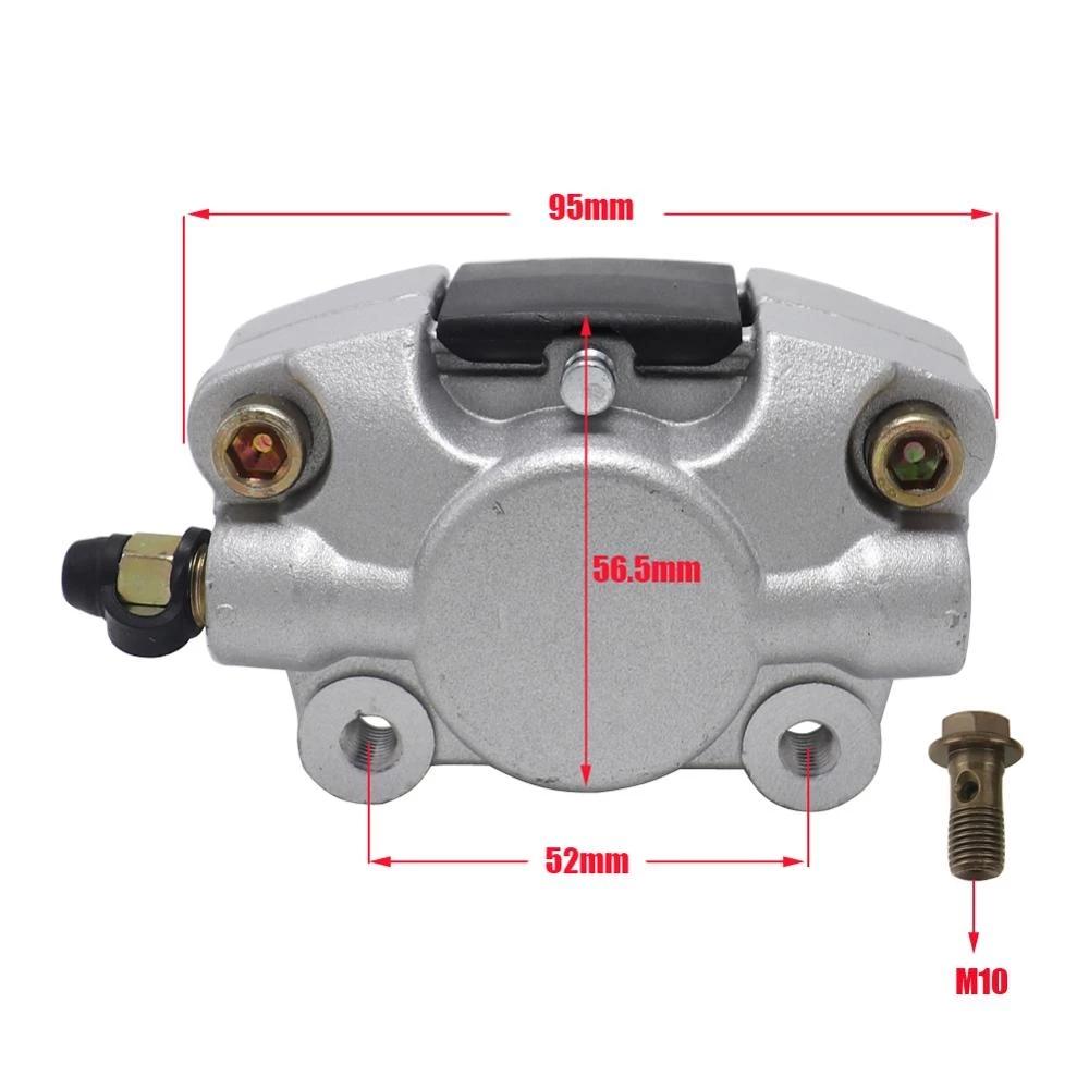 Hinterer Scheibenbremszangen-Systembelag Hinterer Hydraulischer Bremszangen-Hauptbremszylinder Passend für 150cc 250cc Bull Quad Dirtbike ATV
