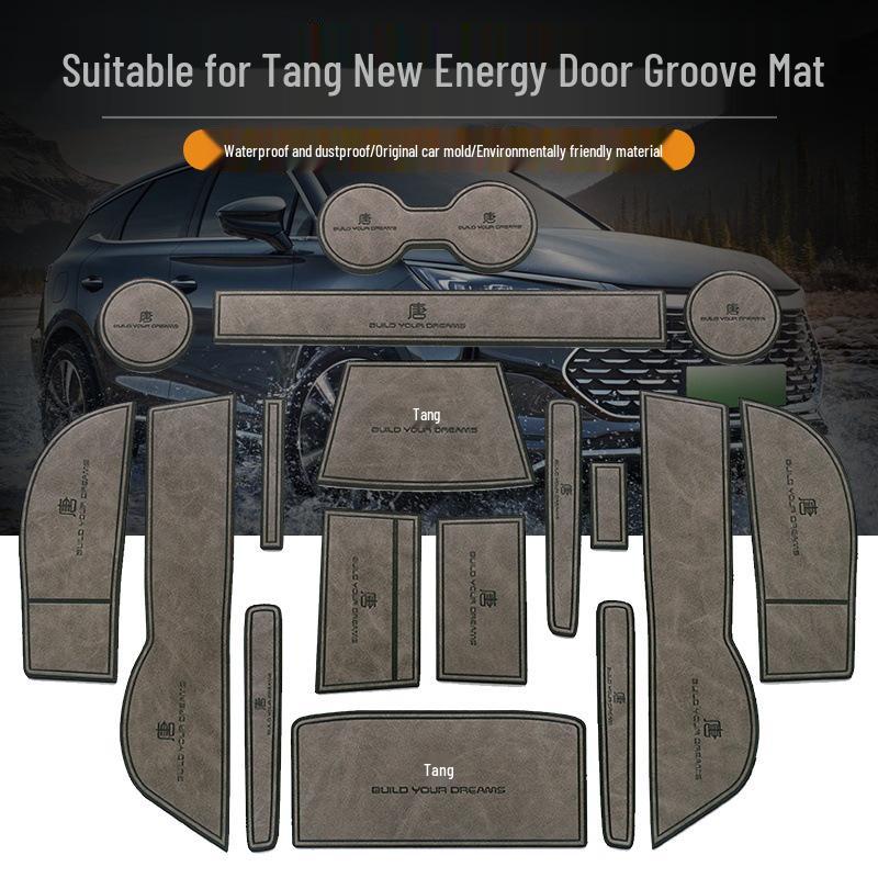 BYD Tang EV Door Slot and Cup Holder Mat for DMI/DMP