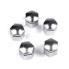 BSP631 5 Pieces Car Wheel Bolt Screw Cover 1008209, 90343694 Silver Color Plastic Cap for Vauxhall Opel GM 22.30 Mm* 17 Mm