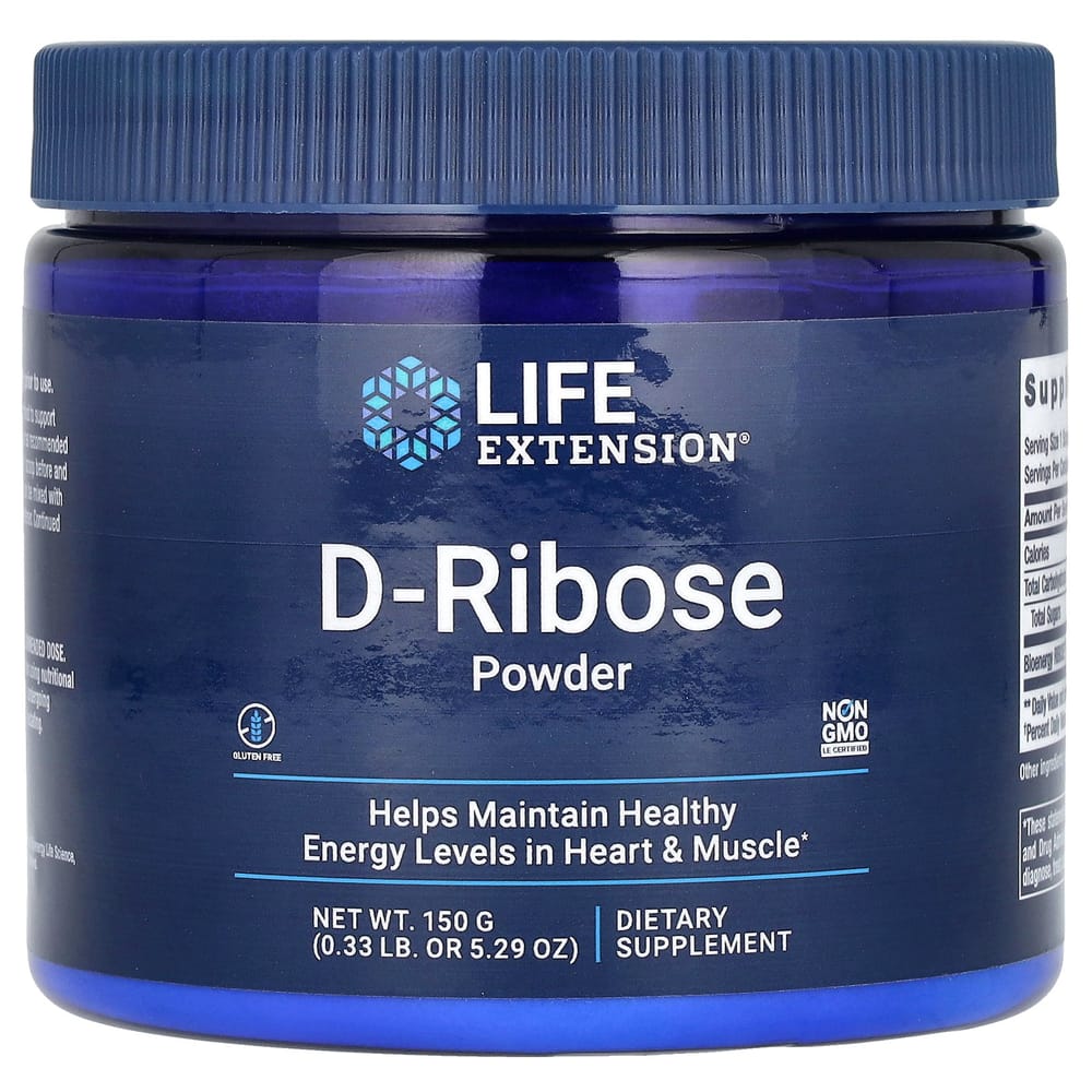 Life Extension Порошок D-рибозы 5,29 унции (150 г) 150g - 1 ea
