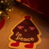 Cartoon Christmas Carpet Imitation Cashmere Non-Slip Backing Bed Side Carpets Soft Xmas Tree Shape Floor Mat