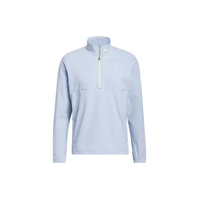 Ultimate365 Tour Wind.Rdy Half-Zip Pullover Solid Color Long Sleeve Jacket Men Jacket Light-Blue IJ9831