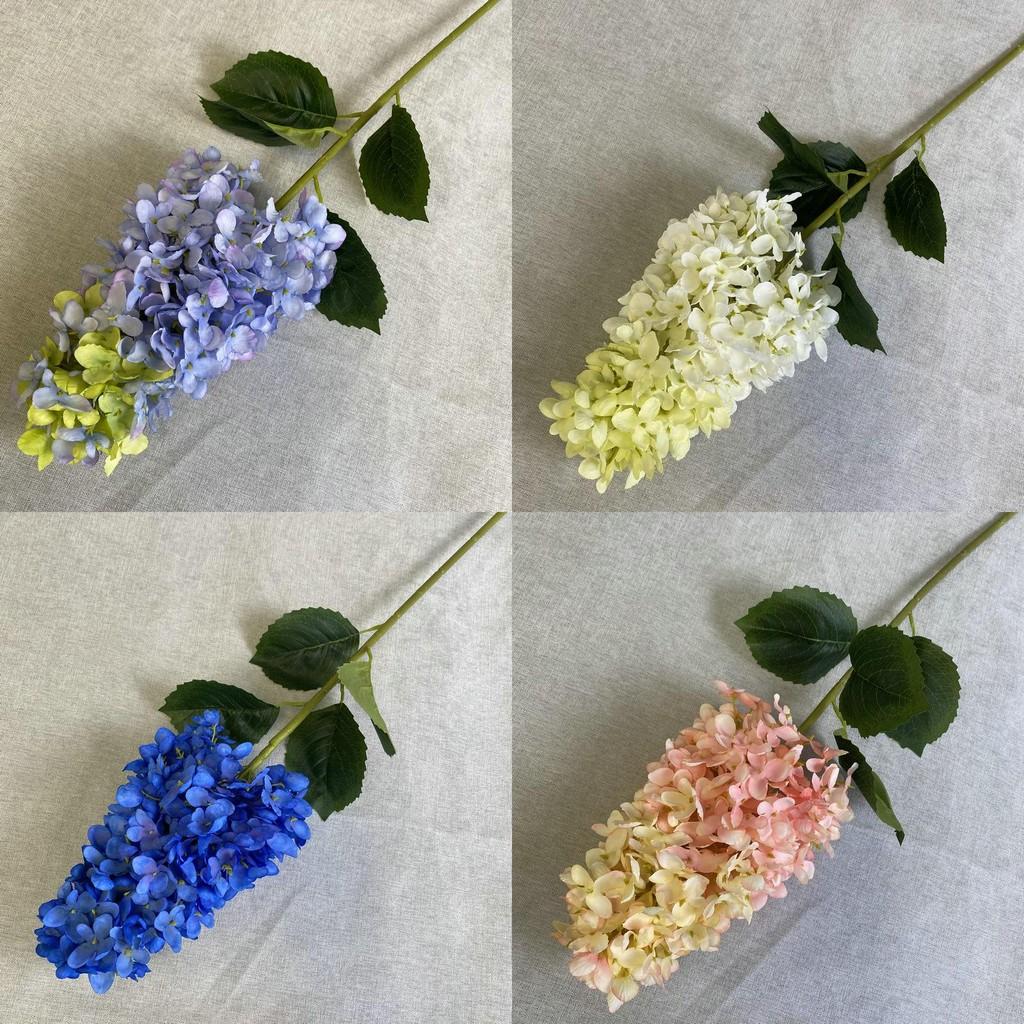 Faux Hydrangea Floral Arrangement 82in Silk Stems For Event Backdrop And Bridal Bouquet