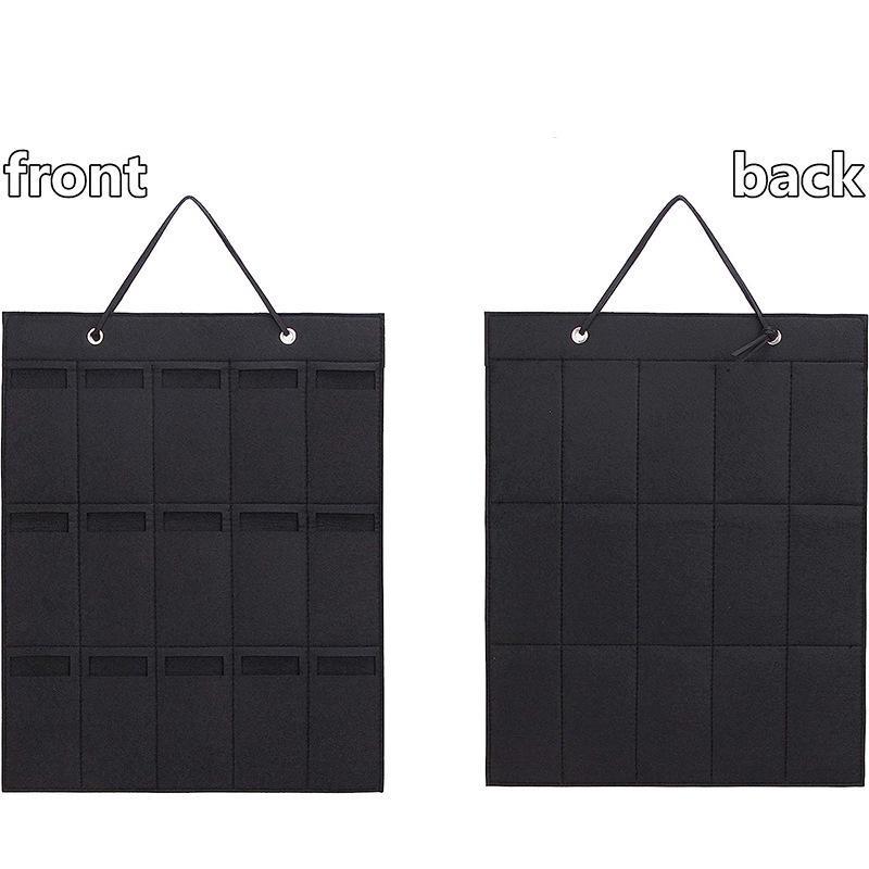 Bolsa de Parede para Sala de Maquilhagem Multifuncional Dobrável Caixa de Exibição de Óculos de Sol Bolsa de Armazenamento de Óculos de Sol Bolsa para Organizar Óculos